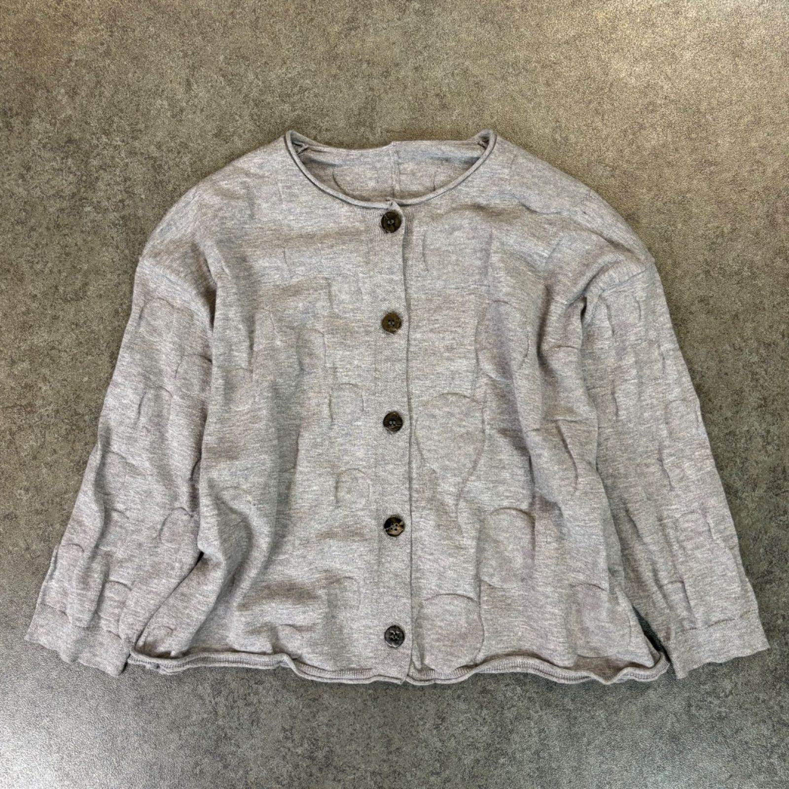 Y's for living Cardigan Gray Yohji Yamamoto ワイズフォーリビング ヨウジヤマモト ニット カーディガン  グレー ヨウジヤマモト - メルカリ