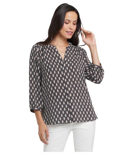 送料無料】 エヌワイディージェイ レディース シャツ トップス Pinutck