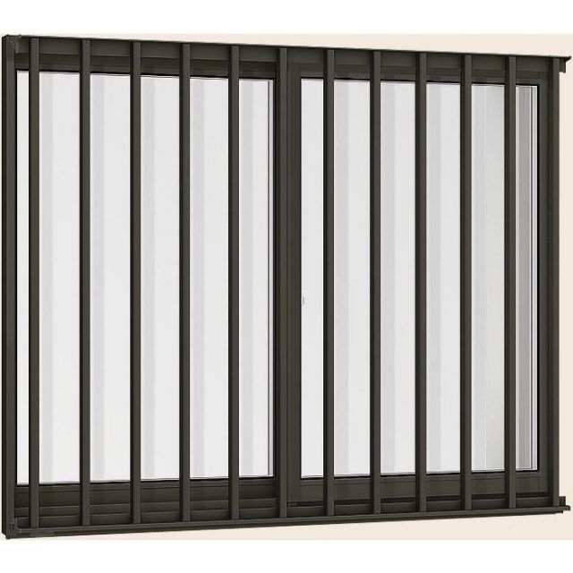 防火戸FG-A シャッター付引違い窓 2枚建て 標準タイプ / 電動 一般複層ガラス仕様 11913 W：1,235mm × H：1,370mm LIXIL リクシル TOSTEM トステム 防火戸FG-A シャッター付引違い窓 2枚建て 標準タイプ ⁄ 手動 Low-