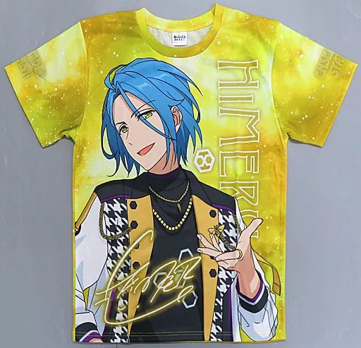 衣類 HiMERU フルグラフィックTシャツ イエロー フリーサイズ あんさんぶるスターズ!