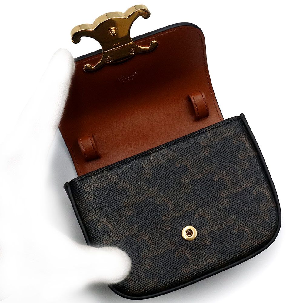 【関税込】CELINE トリオンフキャンバス ミニ クロード 10I512DQB-04LU_1_SP22_W.tif