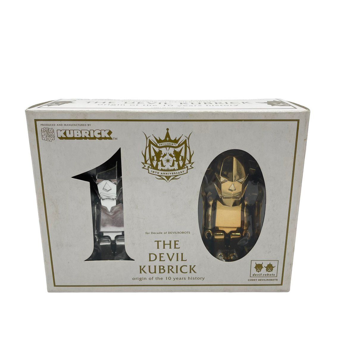 【未使用品】MEDICOM TOY 　KUBRICK　キューブリック　THE DEVIL KUBRICK デビルロボッツ 10周年記念　白箱