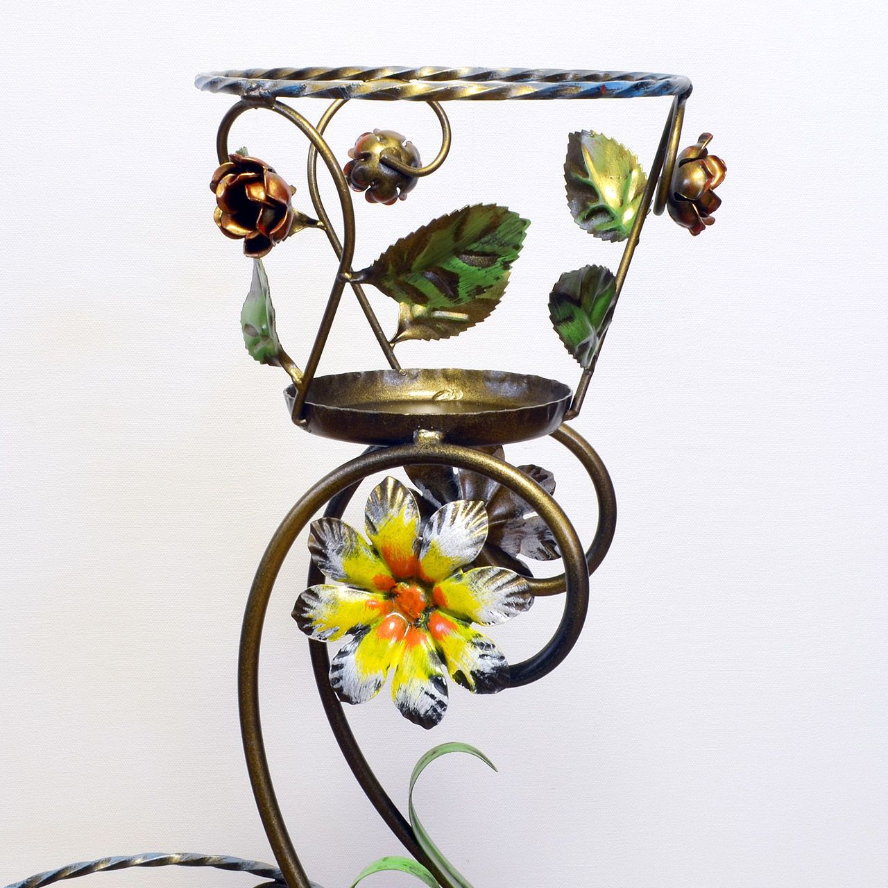 フラワースタンド アイアン アイアンプランター3段 〔ヴェローナ アクセサリーズ〕 ガーデニング用品 42200123 プランターベース 花台 アイアン 3段 4段 植木鉢 鉢 ポット