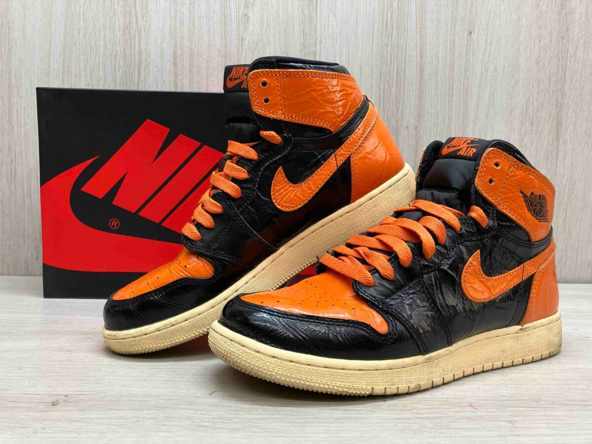 靴 AIR JORDAN 1 RETRO HIGH OG GS 575441-028 箱付き］NIKE AIR JORDAN 1 RETRO HIGH OG GS 575441 028 ナイキ