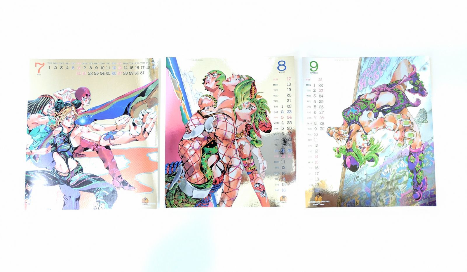 ジョジョの奇妙な冒険Part6 ストーンオーシャン カレンダー 2003