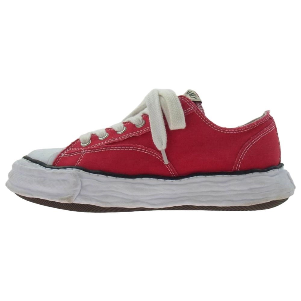Maison MIHARA YASUHIRO メゾンミハラヤスヒロ PETERSON23 OG Sole Canvas Low-top Sneaker  43 キャンバス ローカット スニーカー ピーターソン23 レッド系 43【中古】