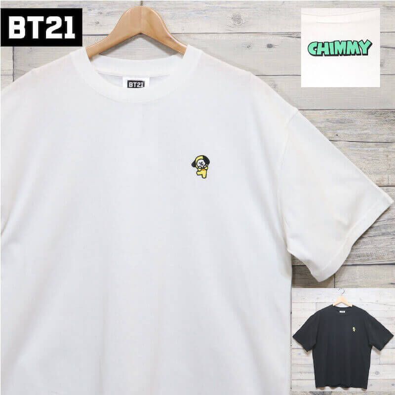 BT21×Loungedress　 Tシャツ　白　フリーサイズ BT21×Loungedress Tシャツ 白 フリーサイズ BT21×Loungedress T
