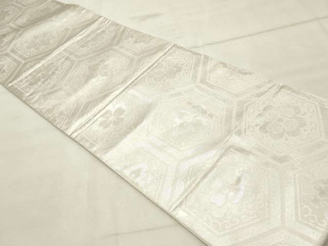 平和屋着物○西陣 川島織物 六通柄 本袋帯 流水松葉文 金糸