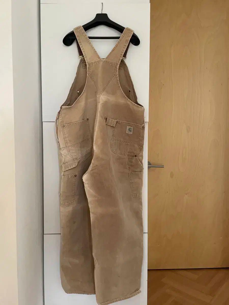 Carhartt カーハート ヴィンテージ オーバーオール ベージュ サスペンダー ワークパンツ carhartt