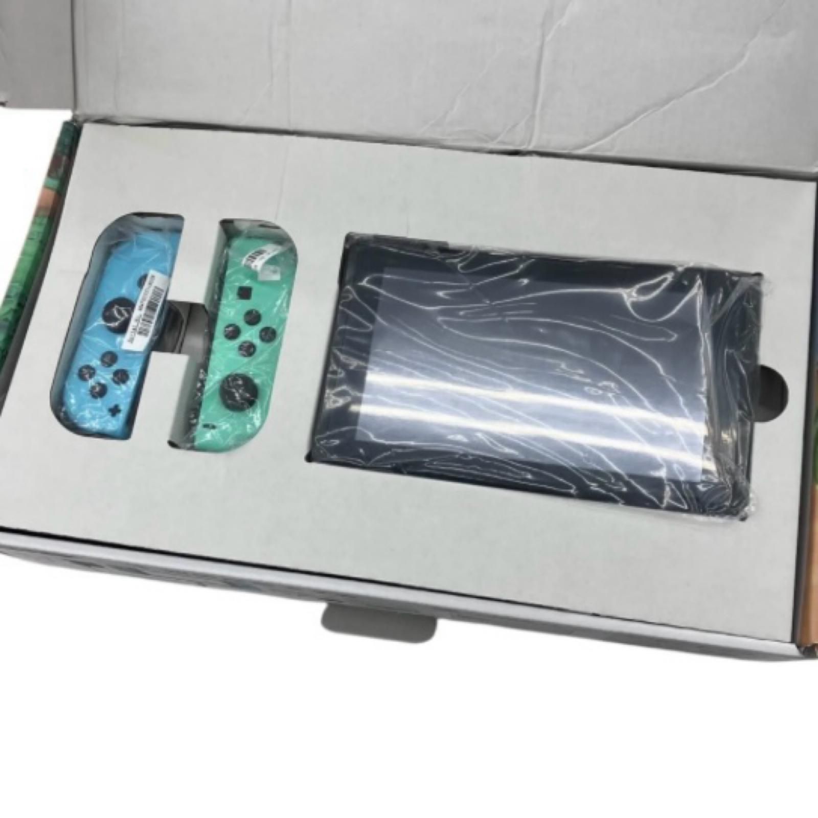 【美品】Nintendo Switch 本体 あつまれ どうぶつの森　グレー 中古）Nintendo Switch本体 グレー どうぶつの森セット どうぶつの森