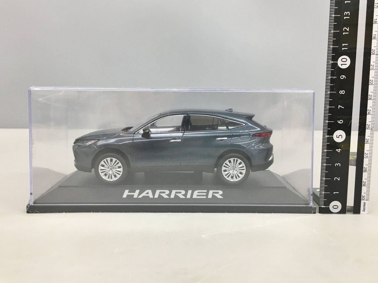 トヨタ ハリアー ミニカー スレートグレー 1/30 トヨタ ハリアー ハイブリッド スレートグレーメタリック