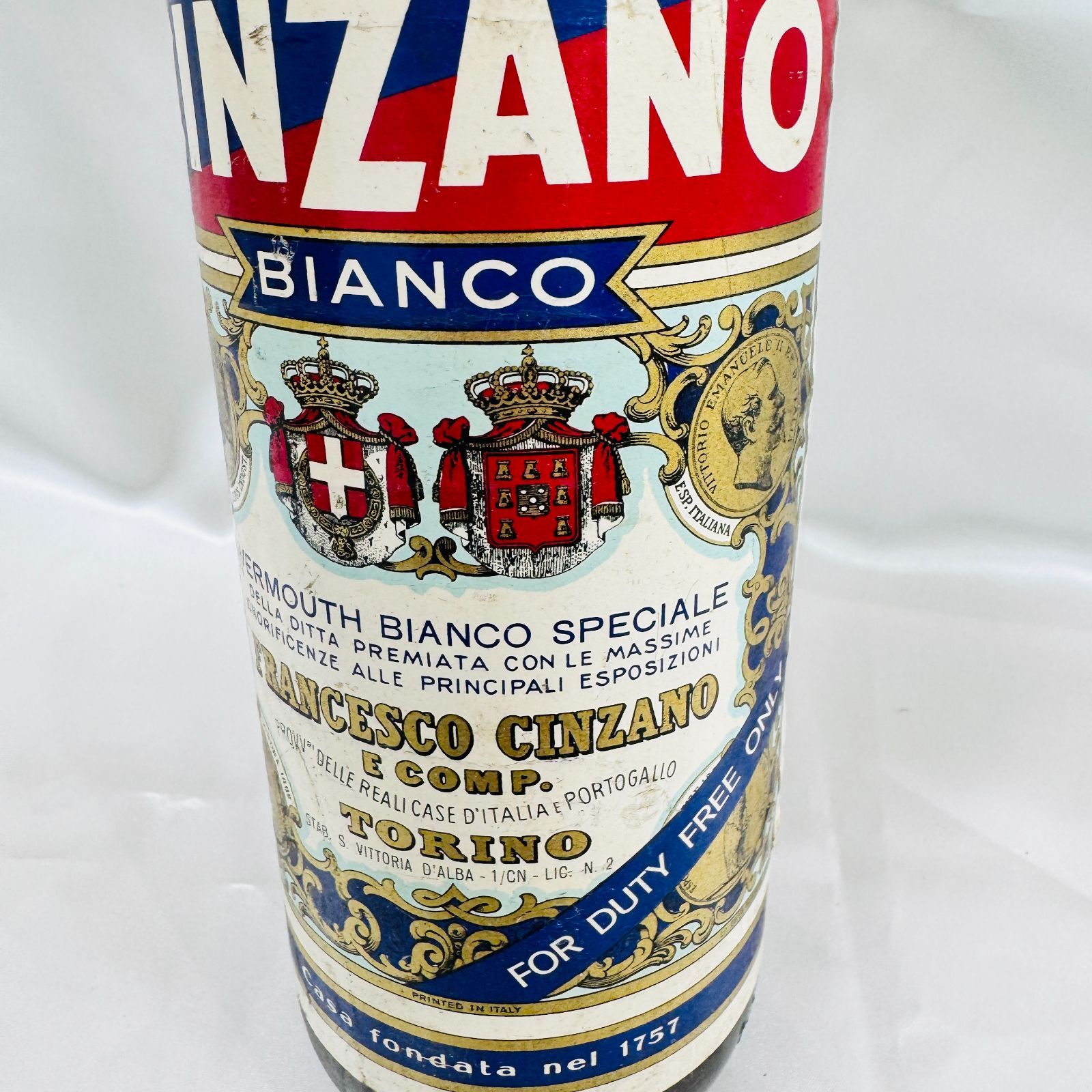 A【古酒】CINZANO BIANCO チンザノ ビアンコ VERMOUTH ベルモット 旧ボトル 未開栓 箱なし - メルカリ