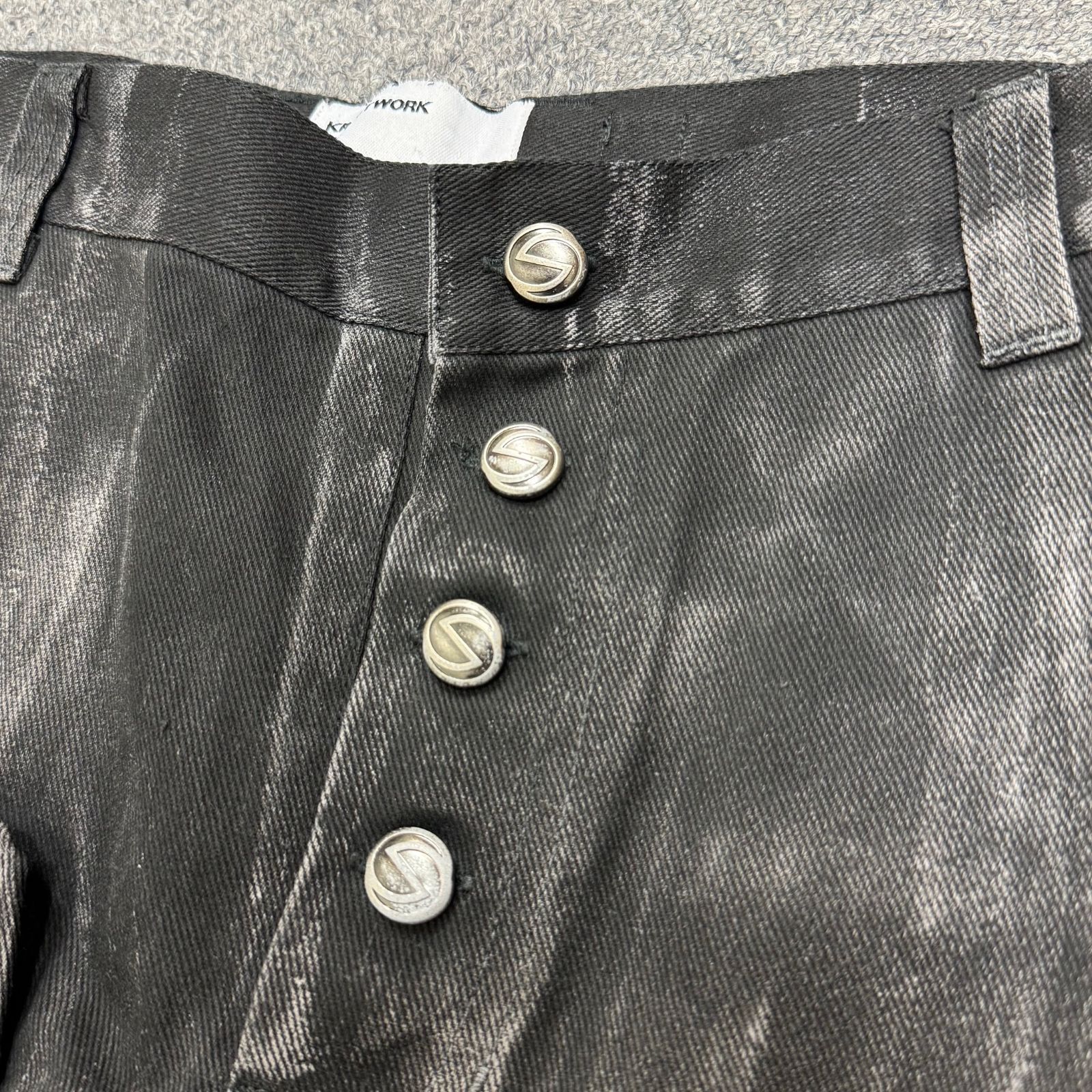 参考上代42800円 KRAFT WORK BK FLARED CARGO フレアカーゴパンツ 
