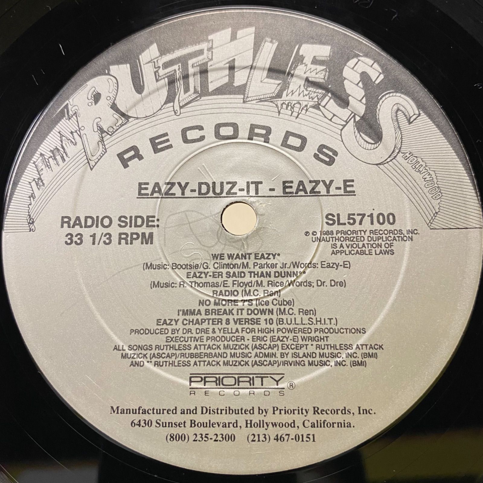 EAZY-E / EAZY-DUZ-IT フル アルバムragsrecords