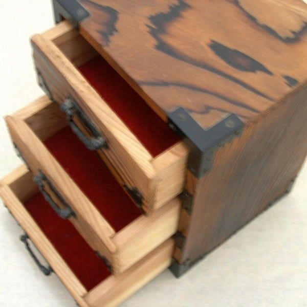 古い小箪笥 認定時代箪笥】山形産衣装箪笥 J007 | 家具のヤマヒョウ ONLINE SHOP