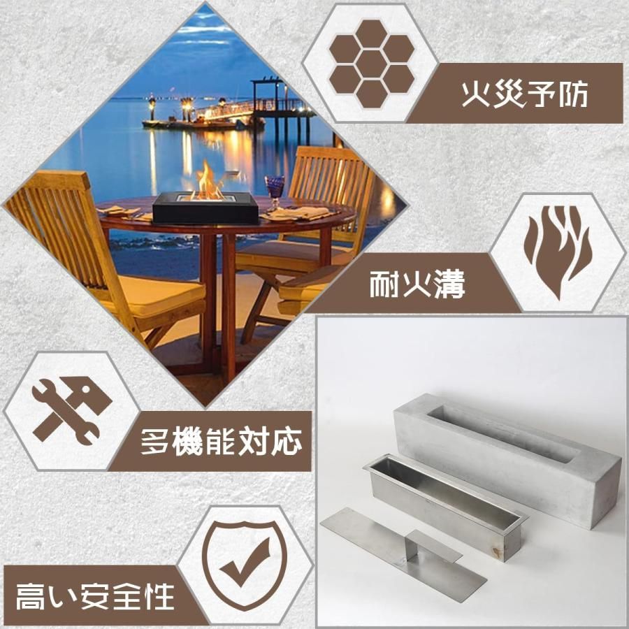 エタノール暖炉 セメント製バイオエタノール暖炉
