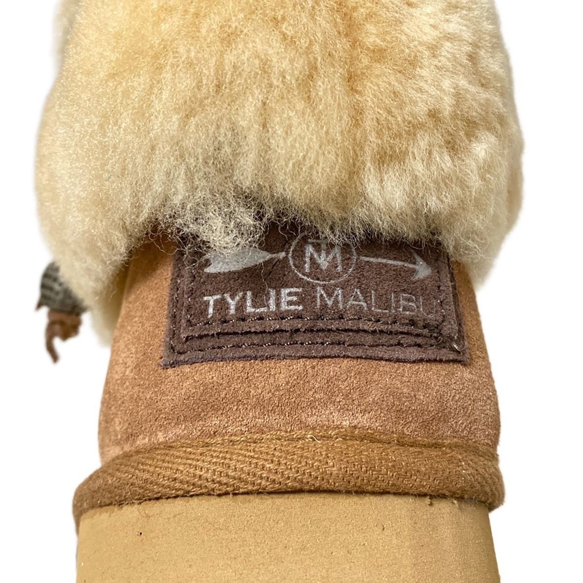 ブラウン×ベージュ ムートン