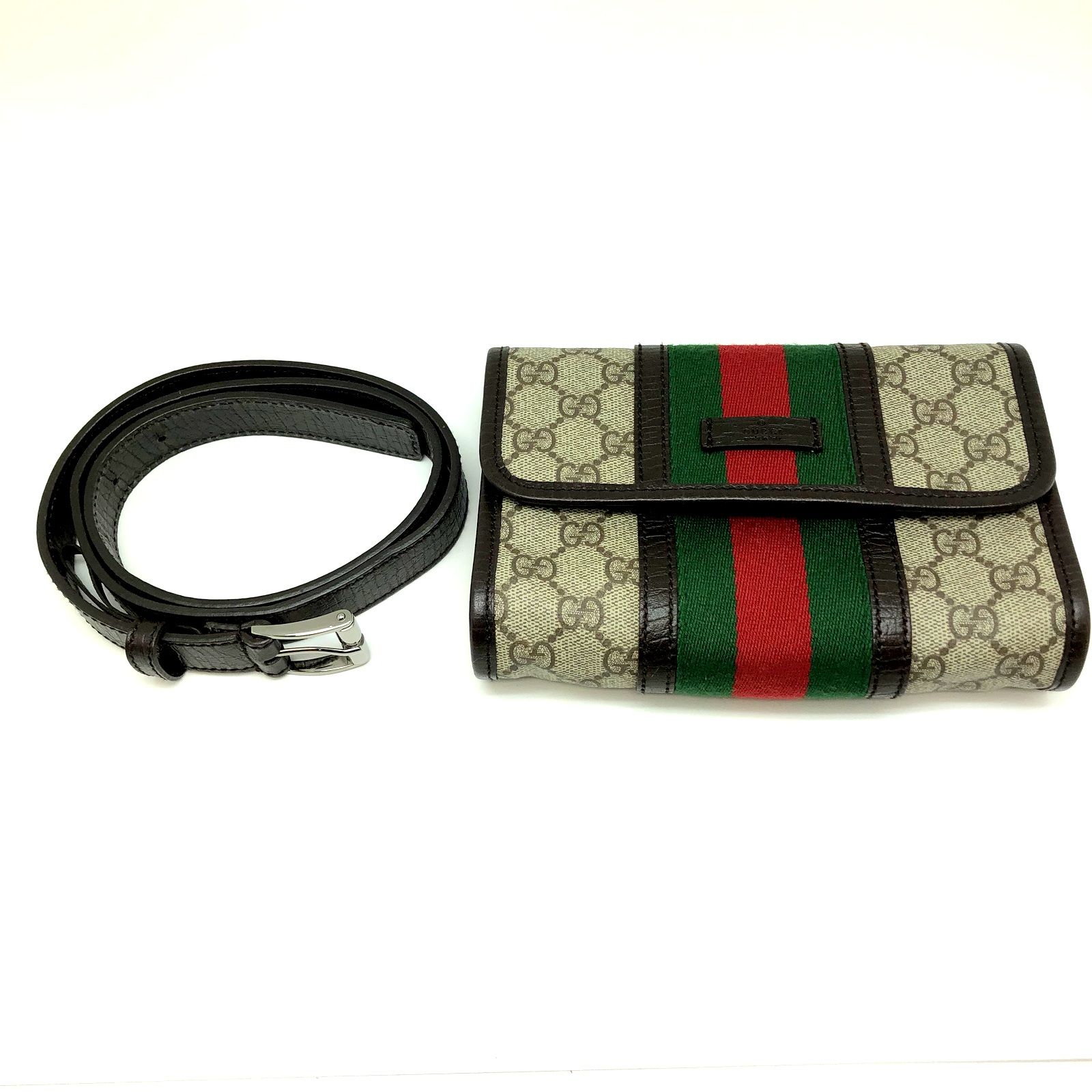 GUCCI　グッチ　シェリーライン　ウェブ　ウエストバッグ 152597 GUCCI グッチ ウエストバッグ 152597 シェリーライン - メルカリ