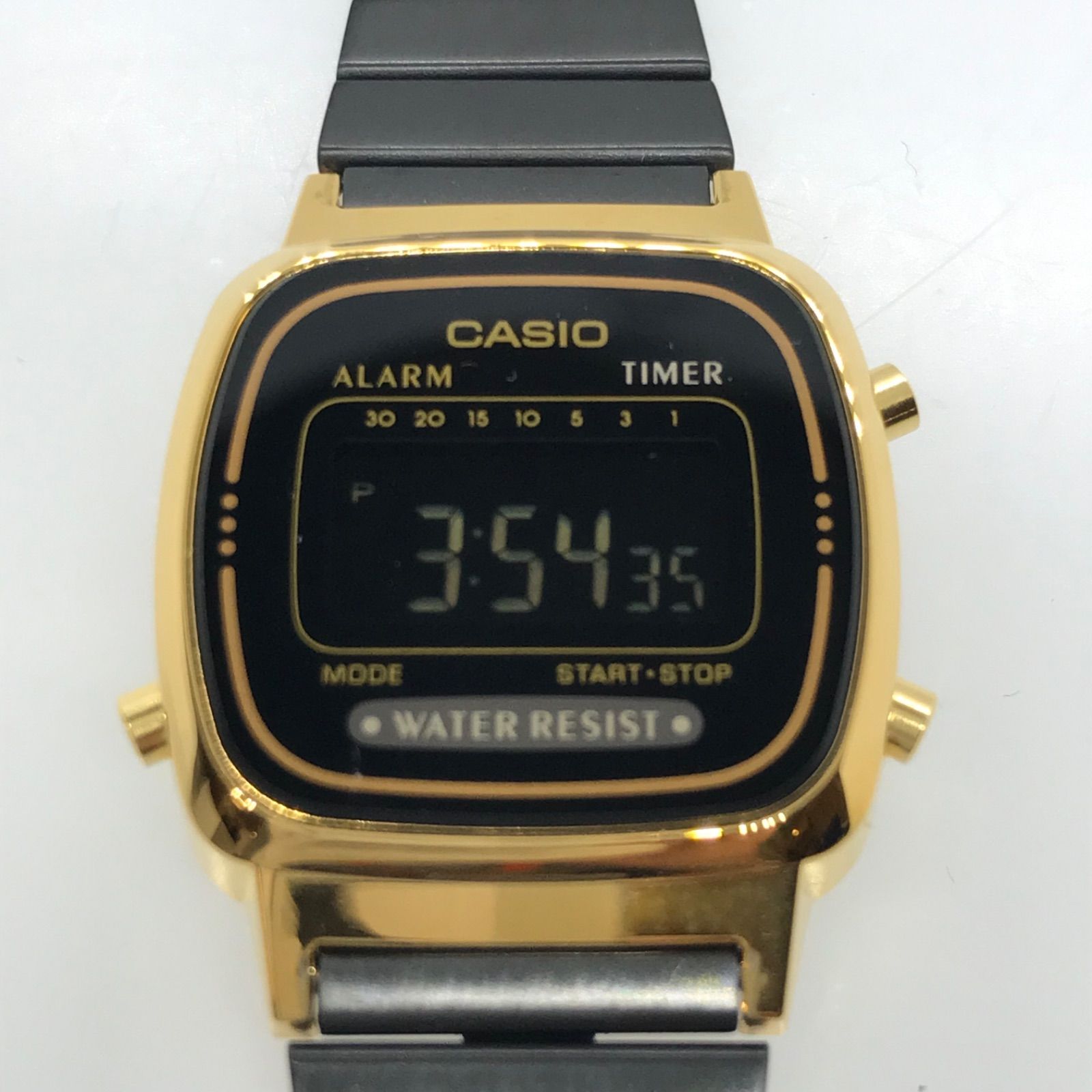 CASIO カシオ 腕時計 ブラック ゴールド LA670WEGB-1BJF - メルカリ