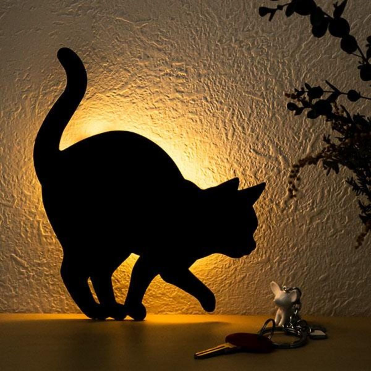 LEDライト Thats Light！ CAT WALL LIGHT うずうず （ 足元灯 LED 猫