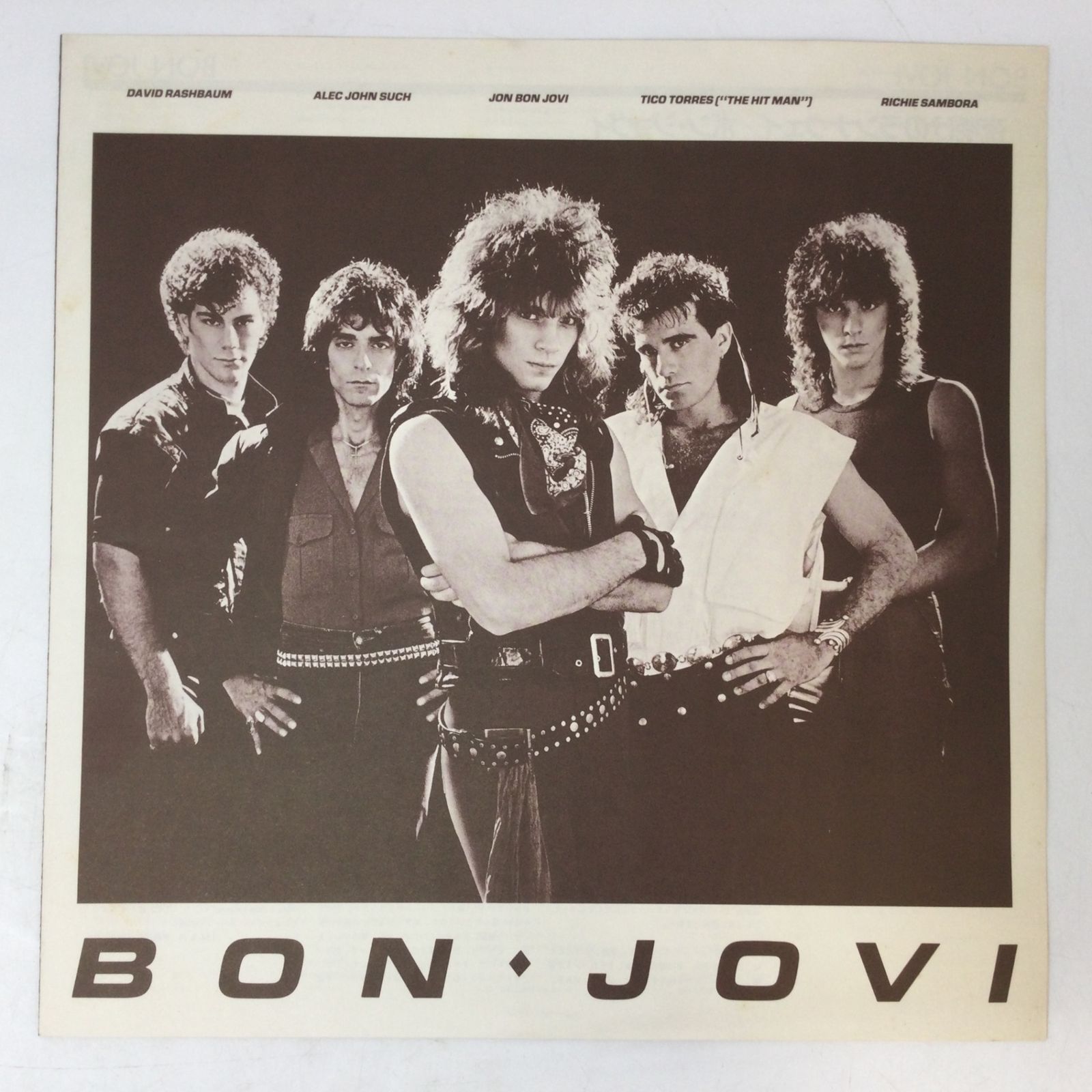 Bon Jovi レコード 7199 【帯付LP】BON JOVI ボン・ジョヴィ / 夜明けのランナ