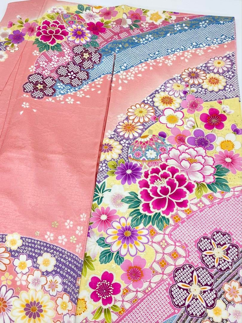 振袖 豪華 型友禅 金駒 金彩 紋意匠 古典 身丈169cm 躾糸付き 振袖 豪華 刺繍 金駒 金彩 紋意匠 身丈173cm 躾糸付き - メルカリ