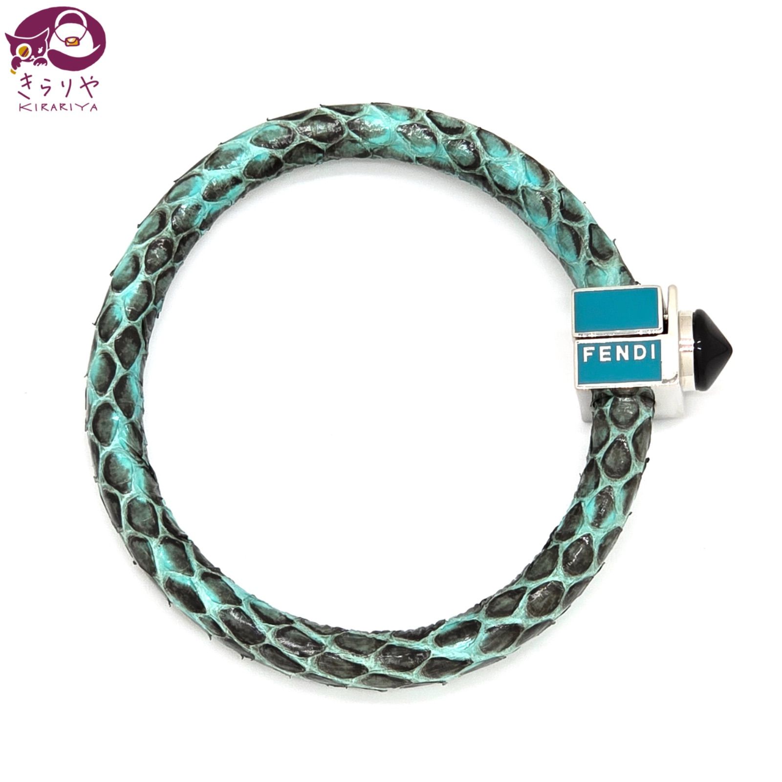 FENDI 電球 ブレスレット レザー バイカラー FENDI 電球 ブレスレット レザー バイカラー (FENDI