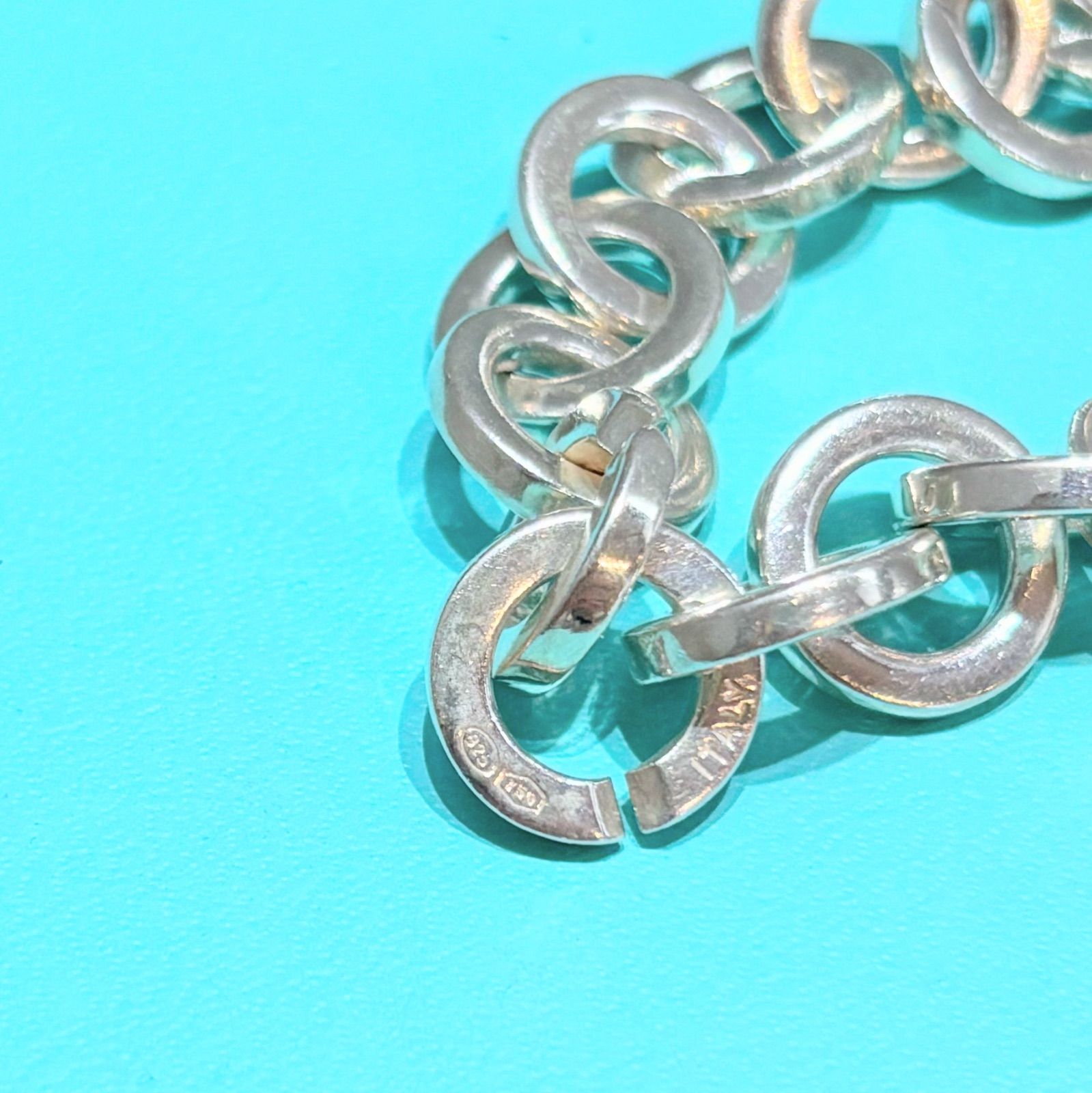 Tiffany　ティファニー ラウンド リンク コンビ ブレスレット サークル Tiffany ティファニー ラウンド リンク コンビ ブレスレット