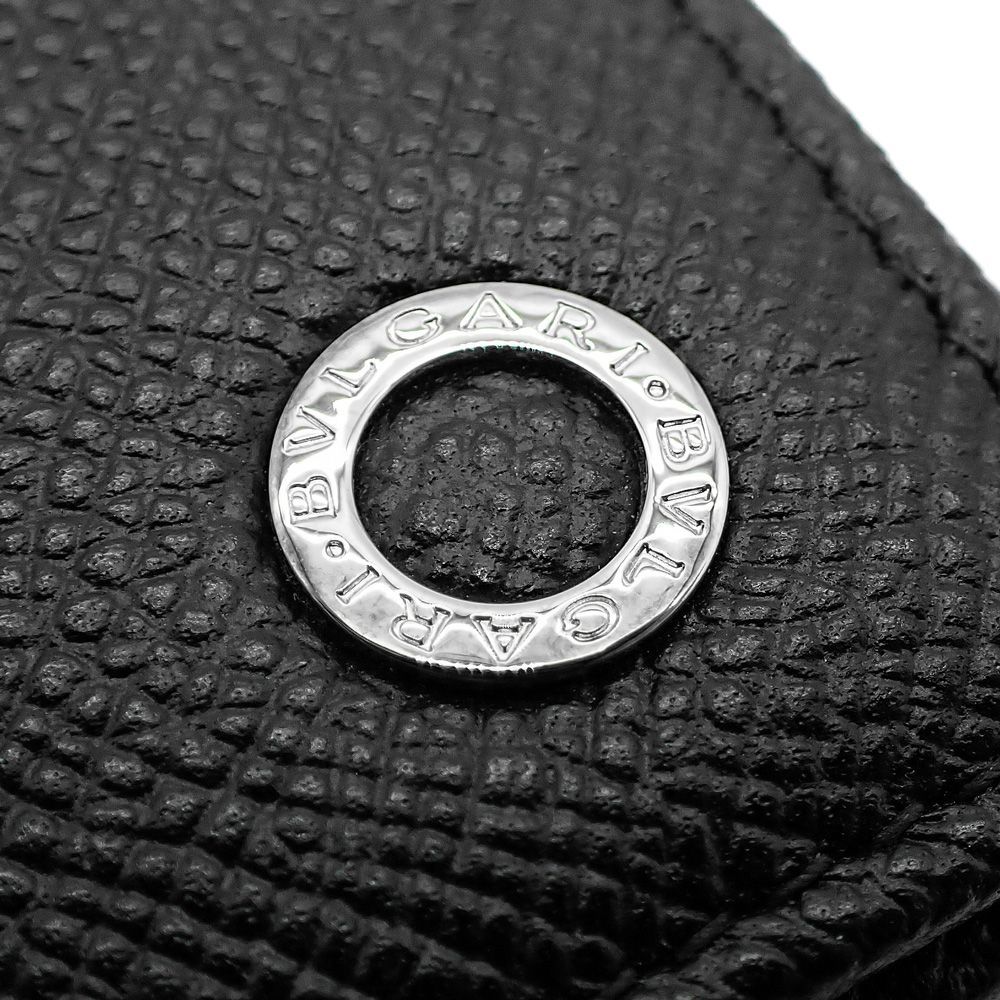 極美品　BVLGARI ブルガリ.マン　ブラック　カードホルダー BVLGARI ブルガリ ビジネスカードホルダー ブルガリブルガリ