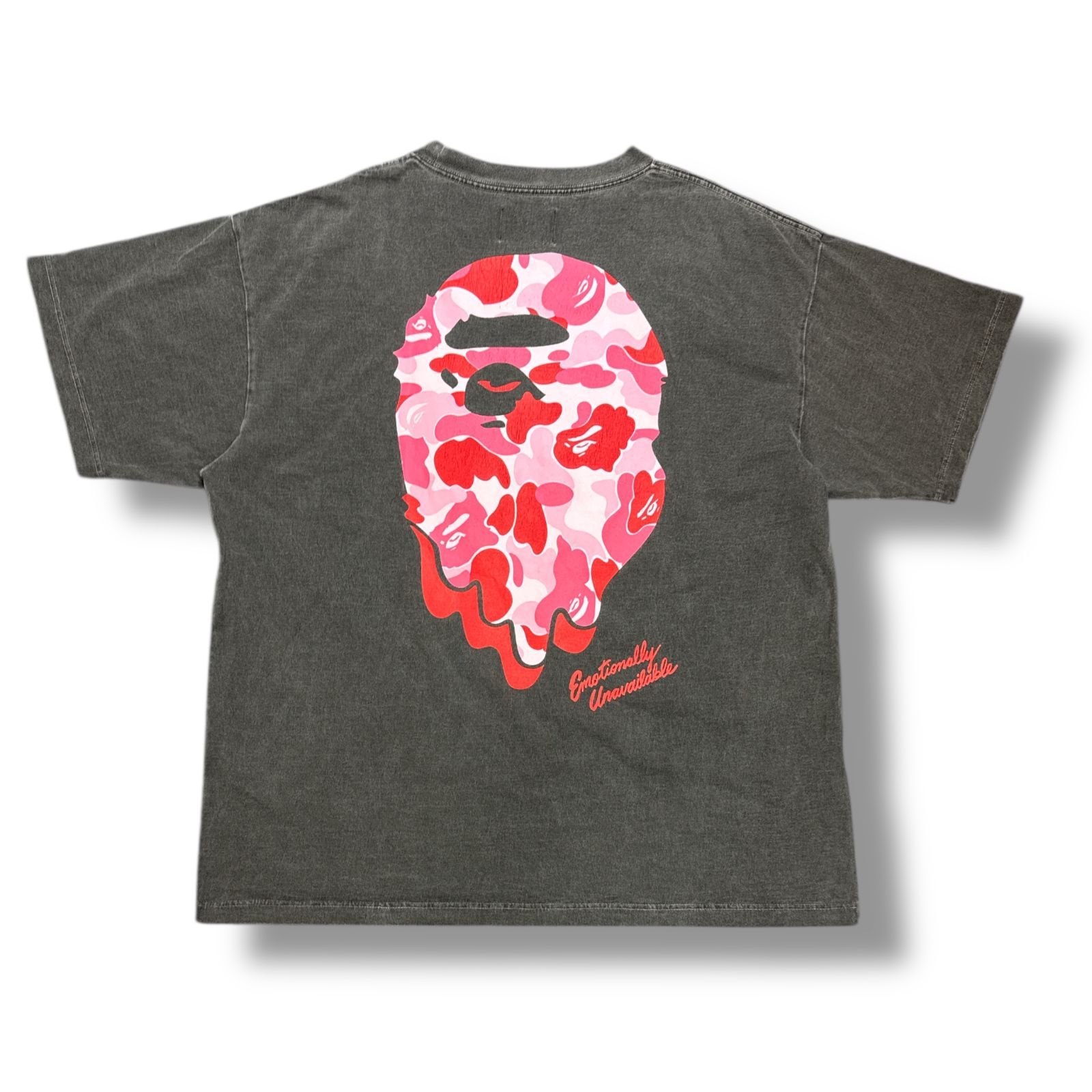 Emotionally Unavailable × A BATHING APE 25SS EU CAMO SS TEE ハート