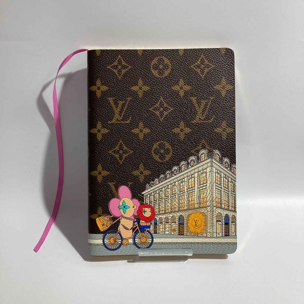 1398 LOUIS VUITTON ルイヴィトン クレマンス ノートブック ヴィヴィエンヌ モノグラム キャンバス ブラウン＆ピンク - メルカリ