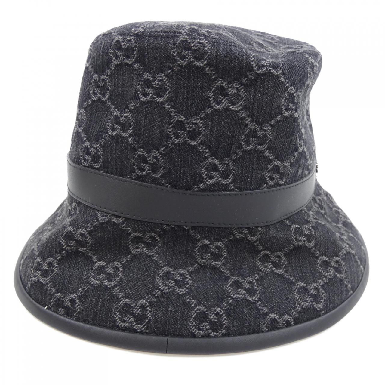★美品★GUCCIグッチ★ハット大きいサイズXL60cm★箱、袋、保存袋付き ☆美品☆GUCCIグッチ☆ハット大きいサイズXL60cm☆箱、袋、保存