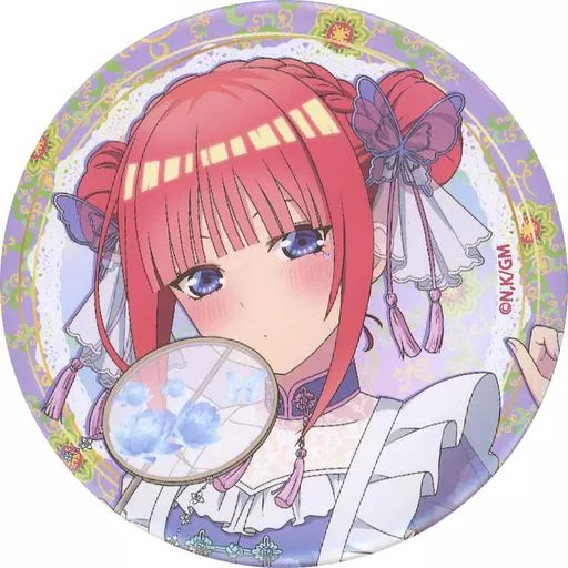 中古】バッジ・ピンズ 中野二乃/肩上 缶バッジ 「映画 五等分の花嫁