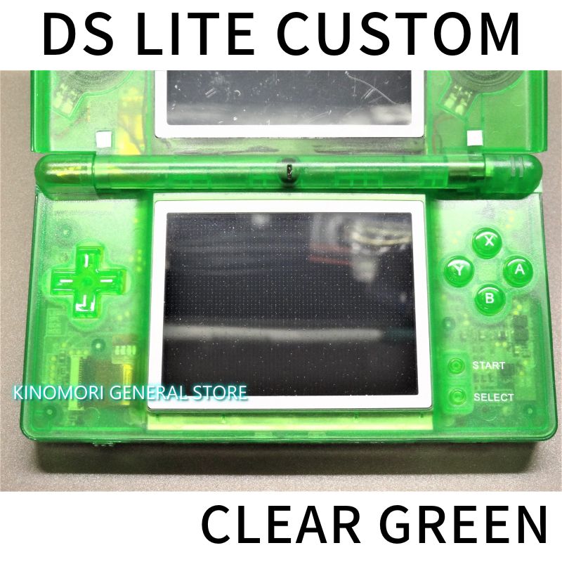 任天堂 DS LITE CUSTOM CLEAR GREEN ! 送料無料! - メルカリ