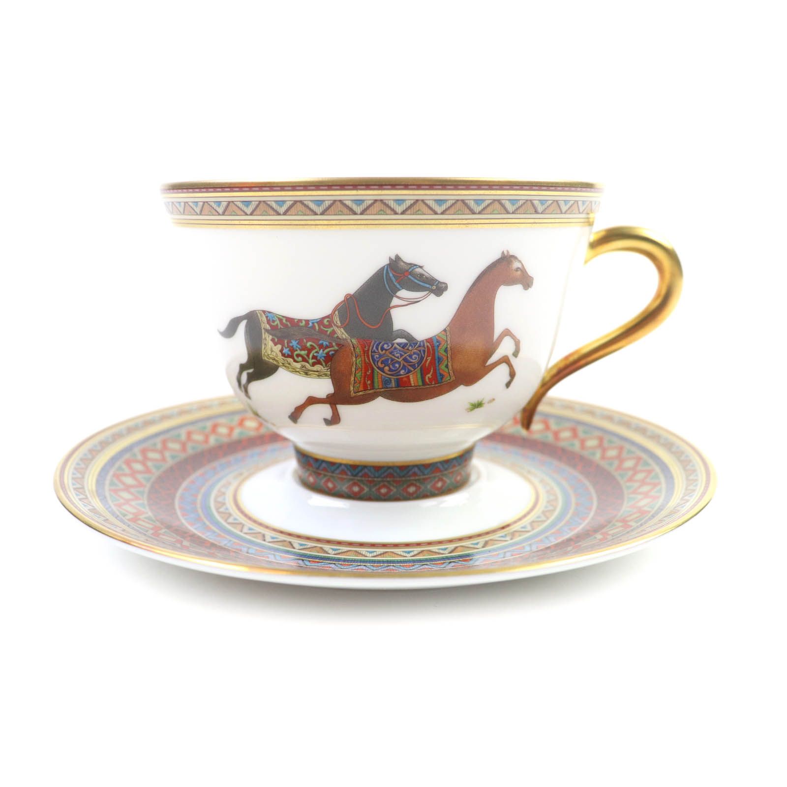 エルメス馬の絵柄 陶器 皿置物 箱付き エルメス馬の絵柄 陶器 皿置物 箱付き 757.jpg