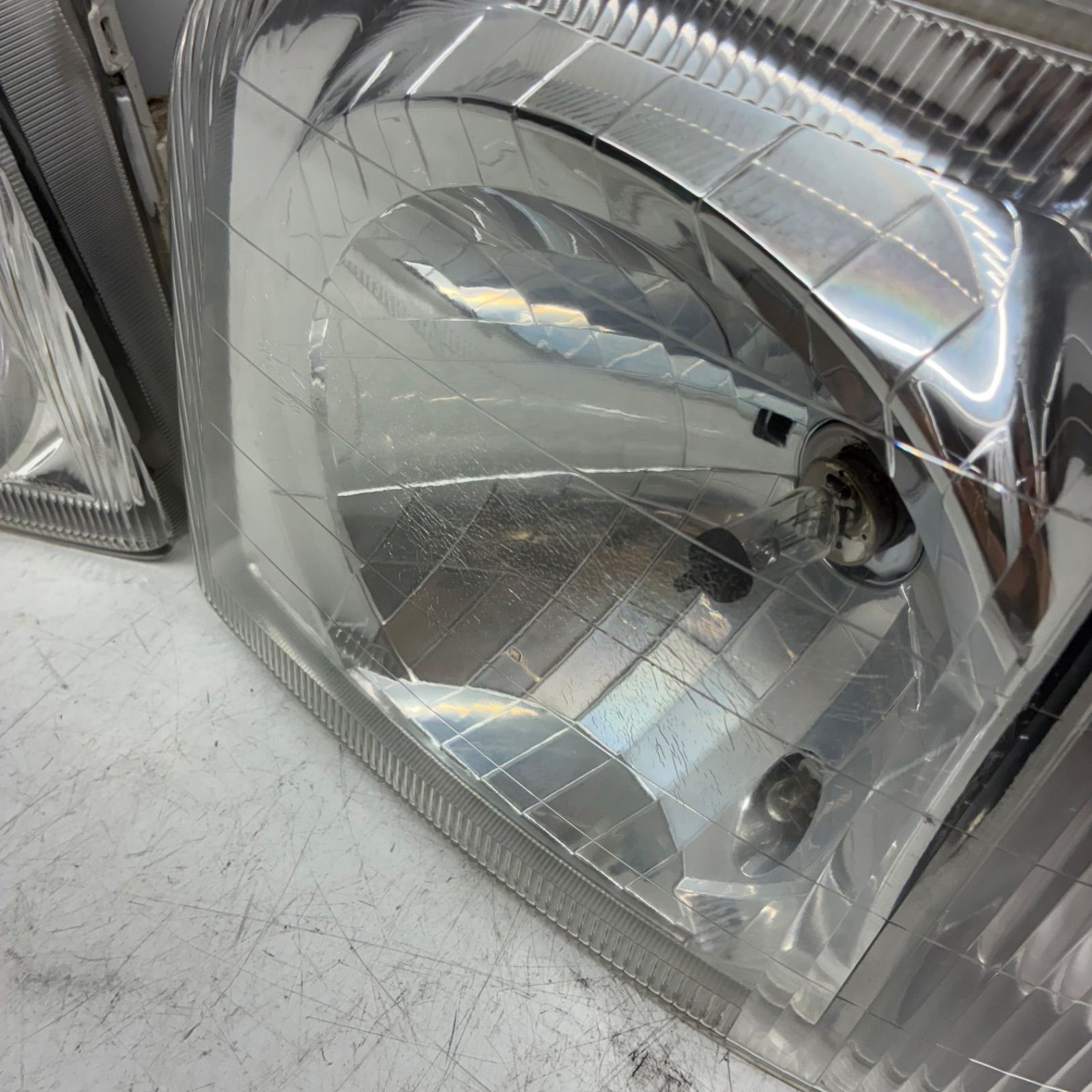 コーティング済 バモス HM1 ヘッドライト 左右セット KOITO