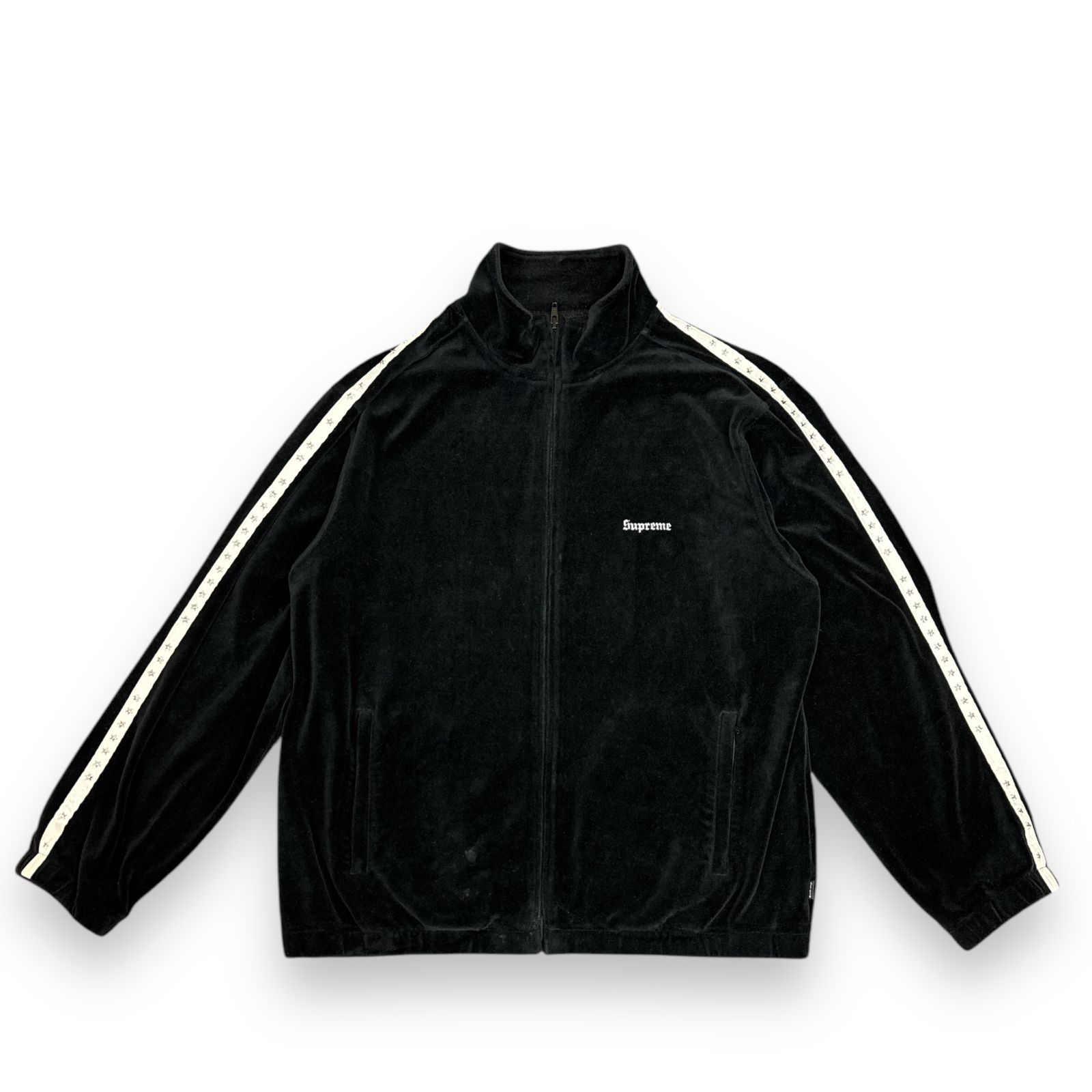 Supreme 22AW Studded Velour Track Jacket スタッズベロアトラックジャケット ジャージ シュプリーム ブラック  L 80794A5 - メルカリ