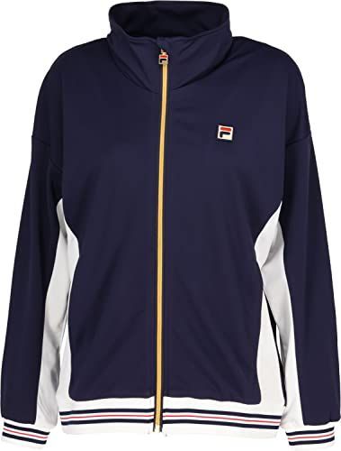 M_FILA NAVY [フィラ テニス] テニス ジャケット 吸水速乾 UV トラック