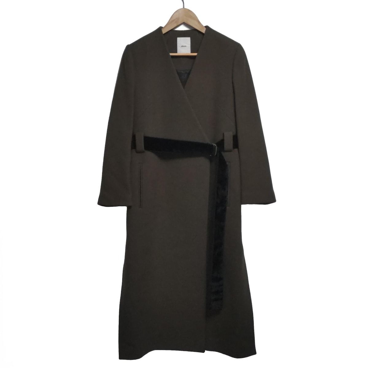 ebure(エブール) コート サイズ36 S レディース美品 - カーキブラウン