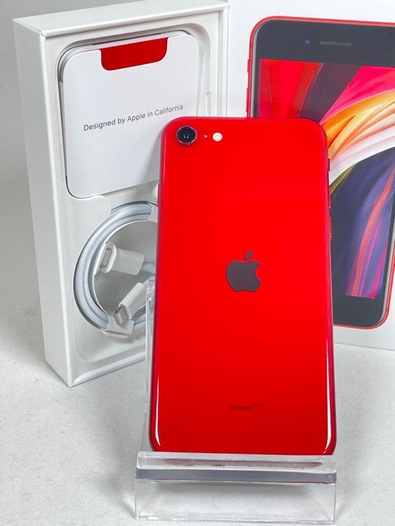 美品バッテリー新品 iPhoneSE2 128GB レッド SIMフリー 完動品 美品バッテリー新品 iPhoneSE2 128GB レッド SIMフリー 完動品