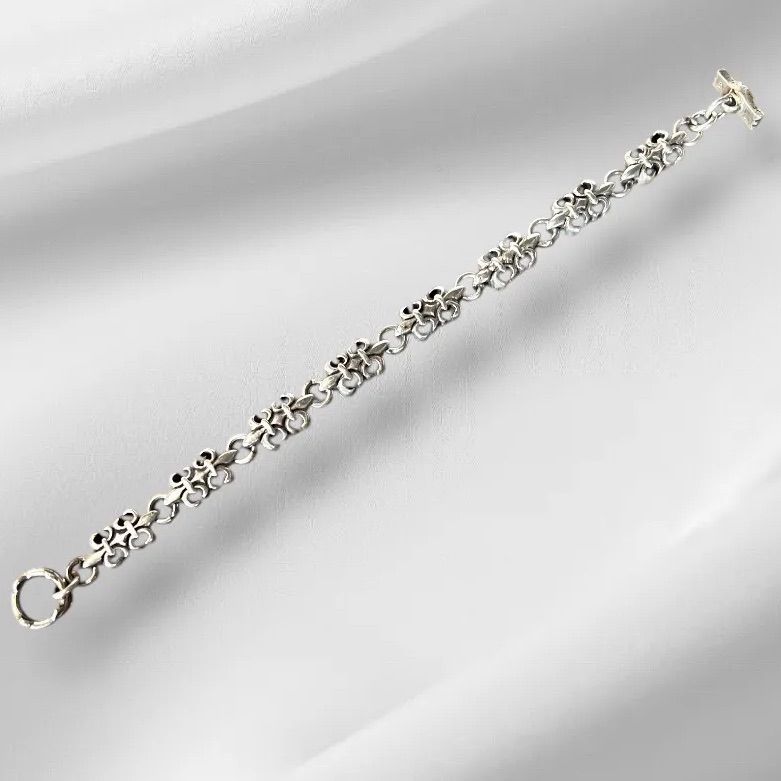 CustomCulture✦SILVER/925製✦クロスIDブレスレット