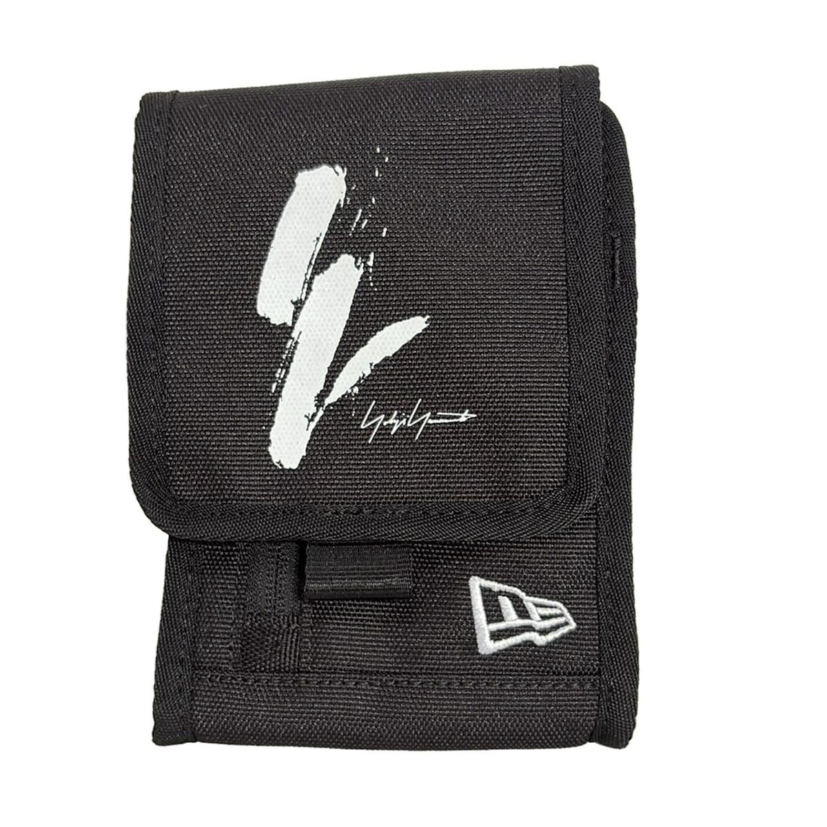 ヨウジヤマモト×NEW ERA ネックポーチ シグネチャーロゴ Yモチーフ 新品 Yohji Yamamoto×New Era PE/1680D NECK POUCH YY LOGO -BLACK