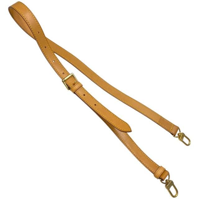 LOUIS VUITTON レザー ストラップ ベージュ LOUIS VUITTON ルイヴィトン ショルダーストラップ バッグ用