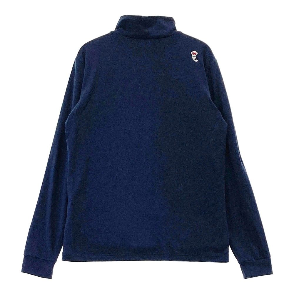 サイズ：M AND PER SE アンパスィ  長袖ハイネックTシャツ  ブラック系 [240101466635] ゴルフウェア レディース ストスト サイズ：M AND PER SE アンパスィ 2022年モデル ハイネック 長袖