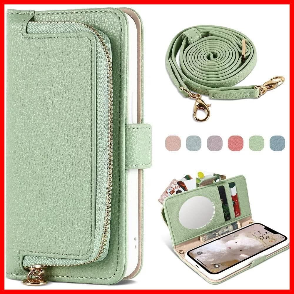 【在庫処分】13 ケース ケース 財布合一 ケース iPhone 13 13 ケース ケース カバー かわいい ケース iPhone iPhone 13 13 携帯ケース カード収納 13 iPhone iPhone 13 楕円形 13 おしゃれ 13 ミラー
