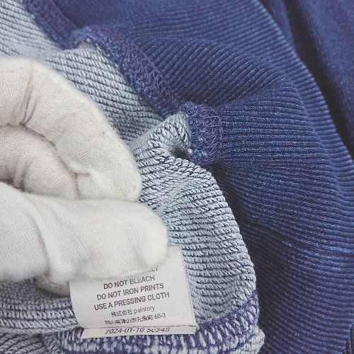 【美品】MOLTEMANI モルテマニ スウェット ブルー メンズ L 告知：Denim Sweat – MOLTEMANI