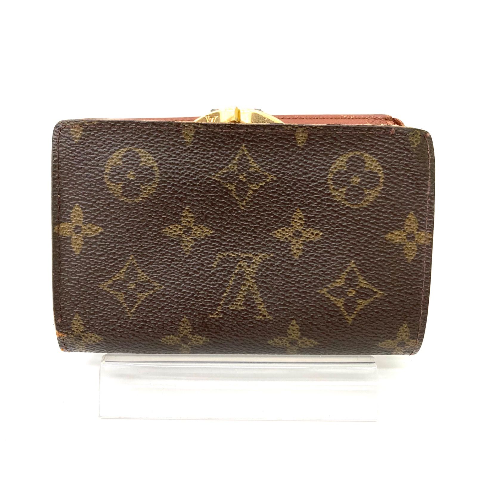 【LOUIS VUITTON】ルイヴィトン ポルト モネ ビエ ヴィエノワ がま口財布 二つ折り財布 モノグラム M61663 ★