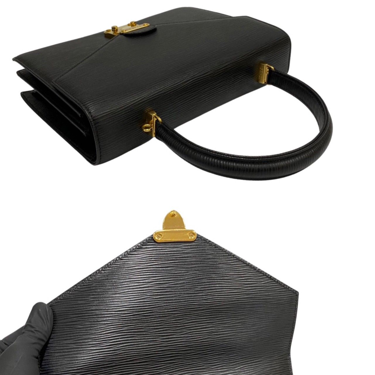 未使用保管品 希少品 保存袋付き FENDI フェンディ ロゴ 金具 エピ 