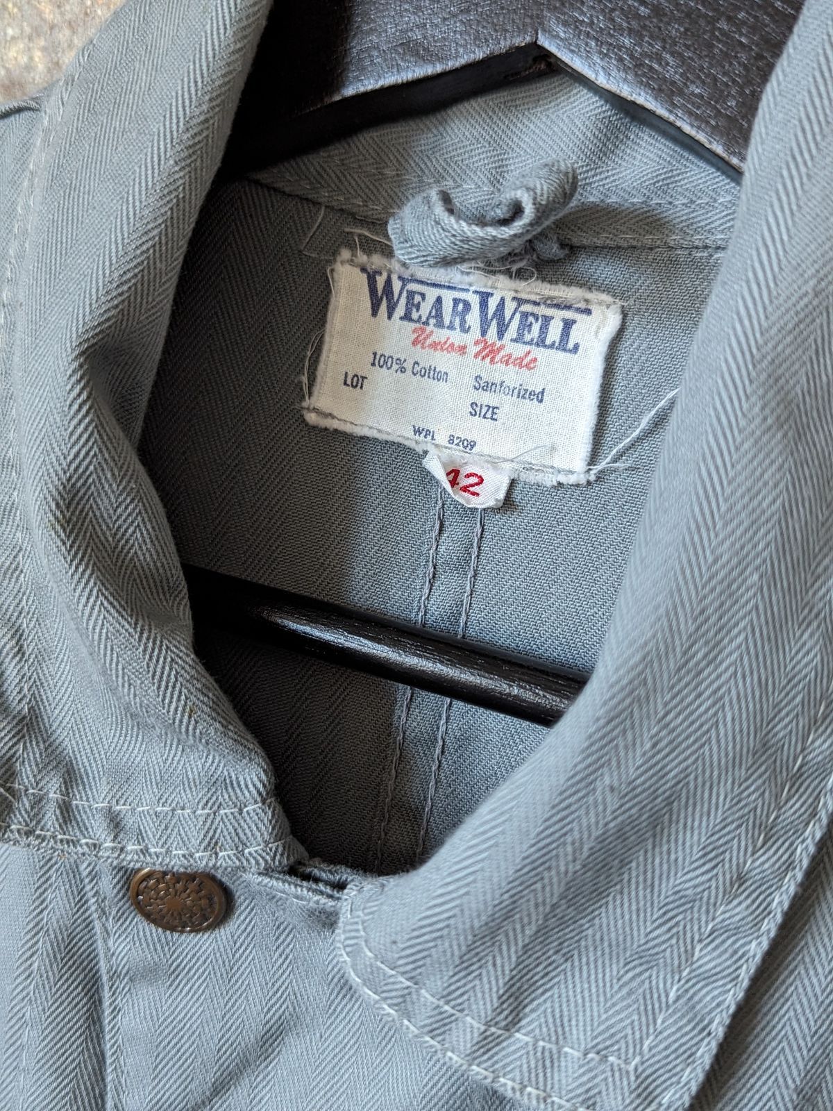 40's WEARWELL ALLINONE HerringBone WWⅡ 40年代 大戦モデル ツナギ 