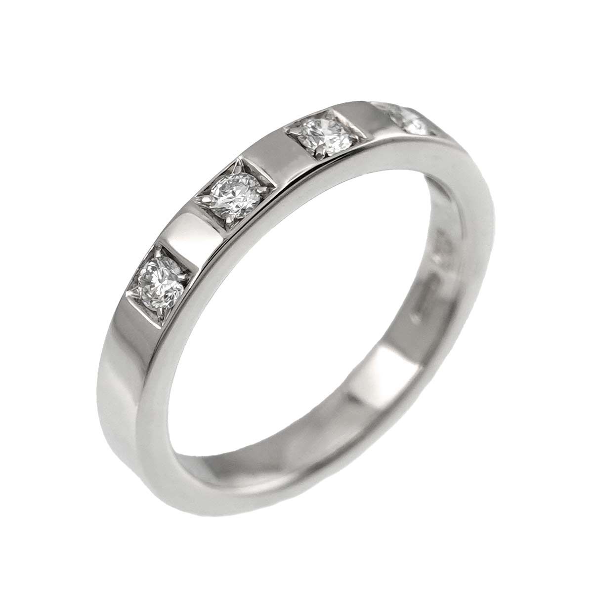 ブルガリ BVLGARI マリーミー 6号 リング ダイヤ 5P Pt プラチナ 指輪  